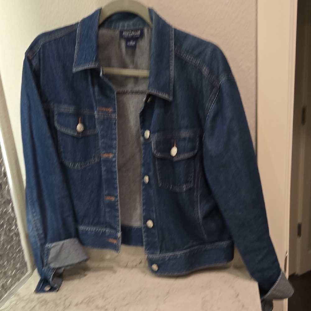 Ann Taylor Classic Blue Denim Jacket